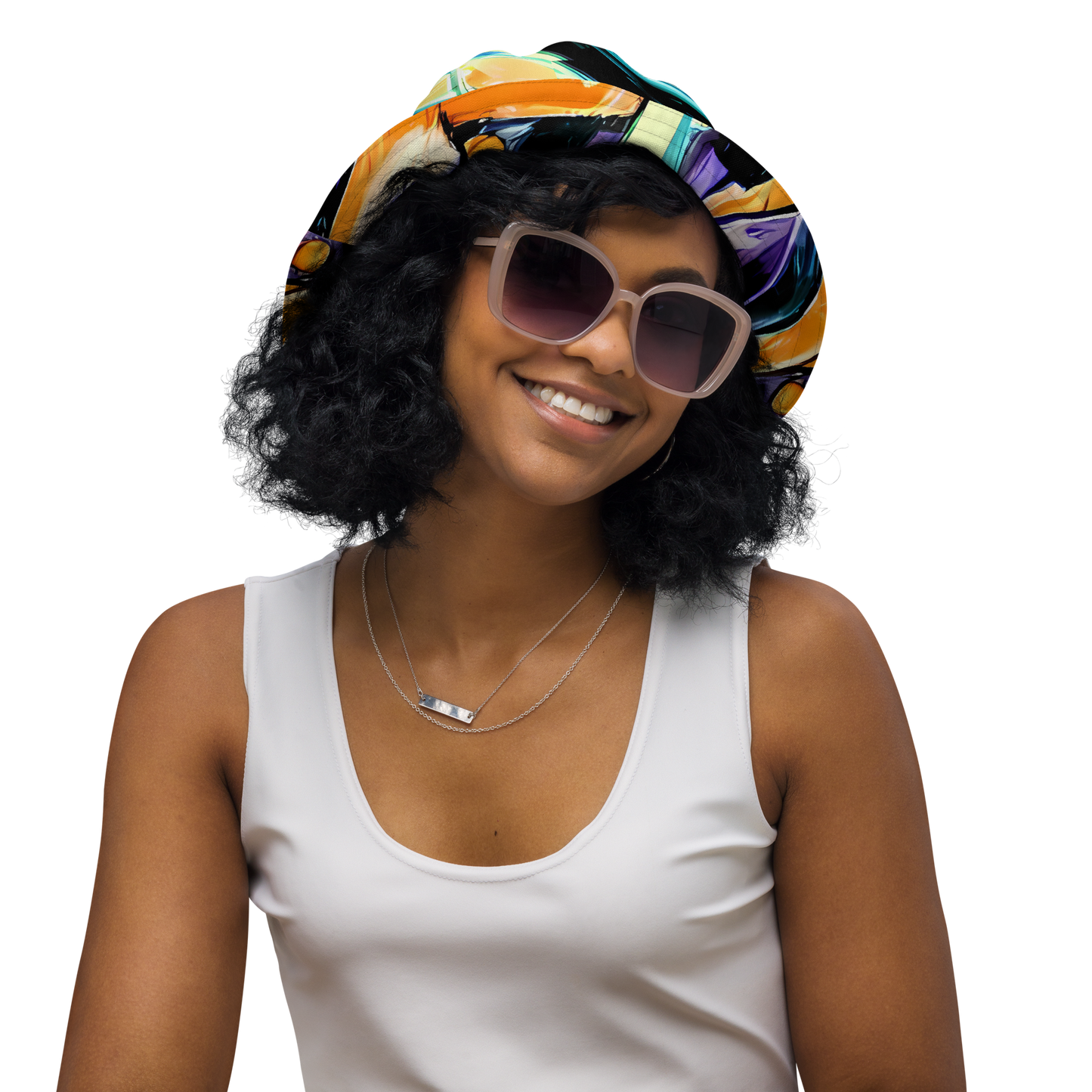 Reversible Bucket Hat - Dorothy's Whirl