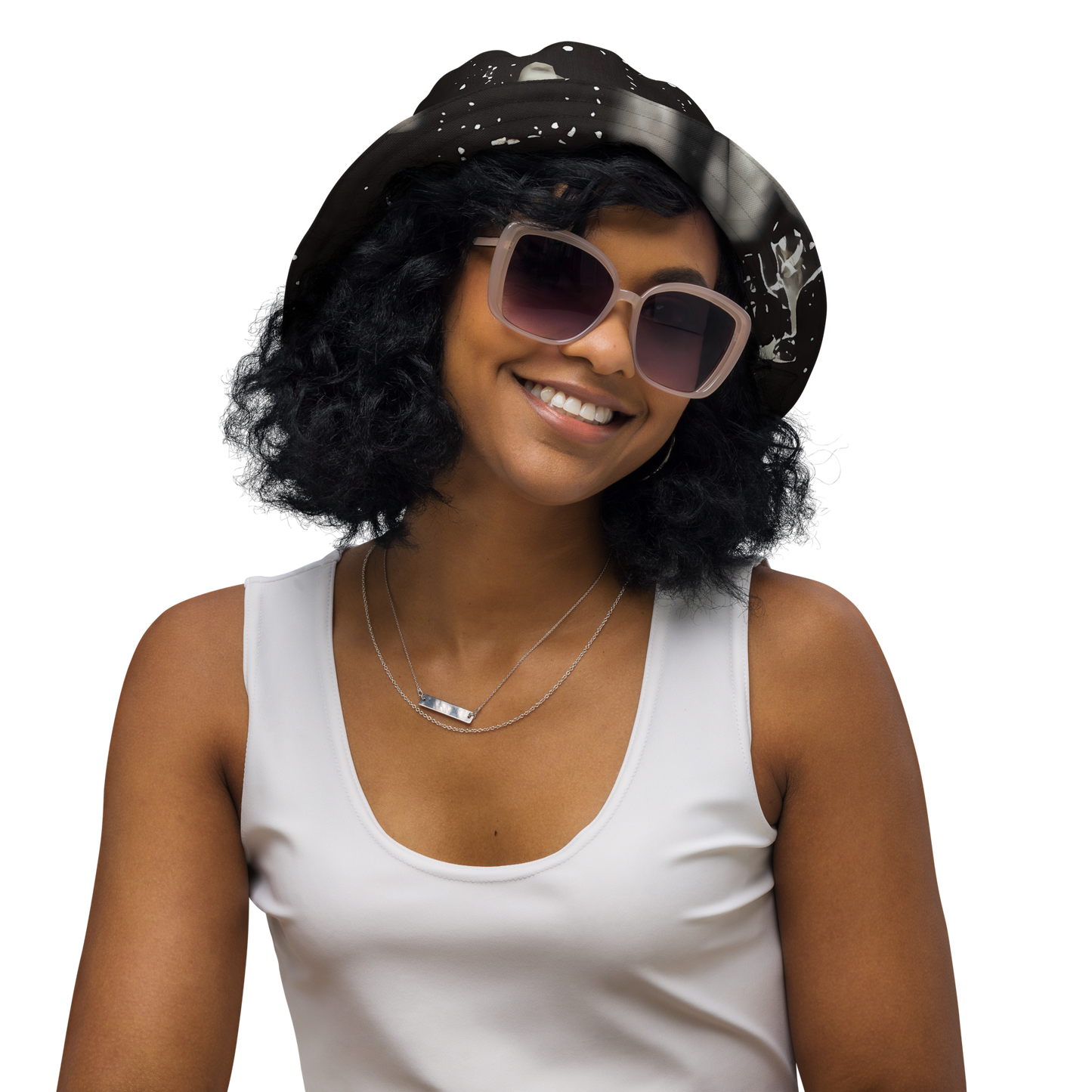 Reversible Bucket Hat - Newton's Silhouette