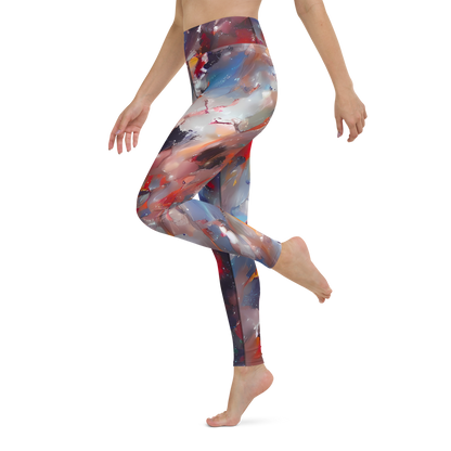 Yoga Leggings - Passionate Brush