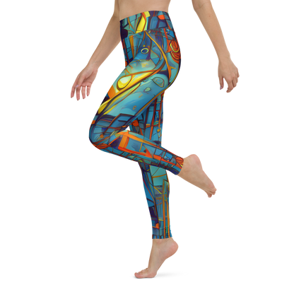 Yoga Leggings - Abstract Eddy