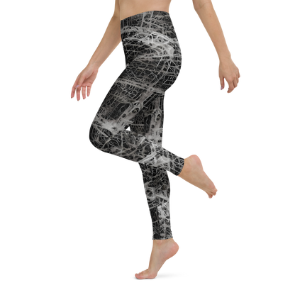 Yoga Leggings - Monochrome Mesh