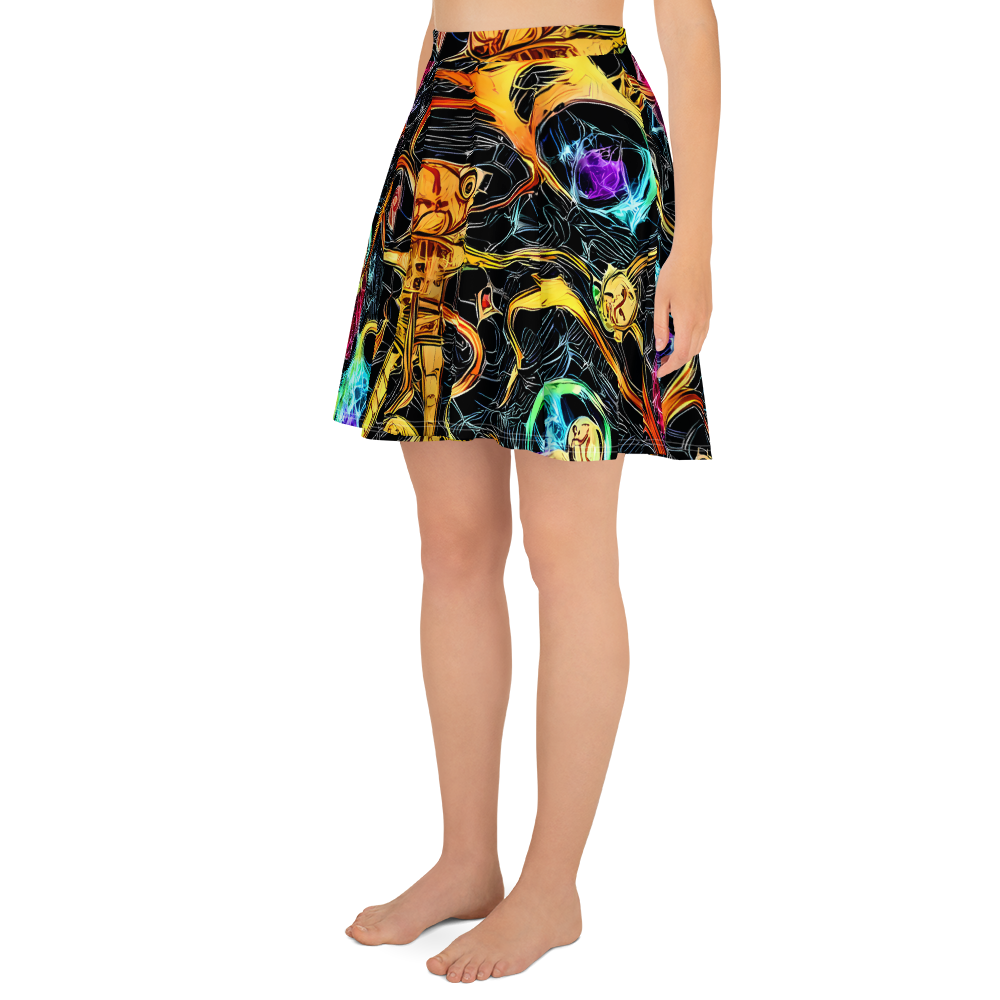 Skater Skirt - Psychedelic Pulsar