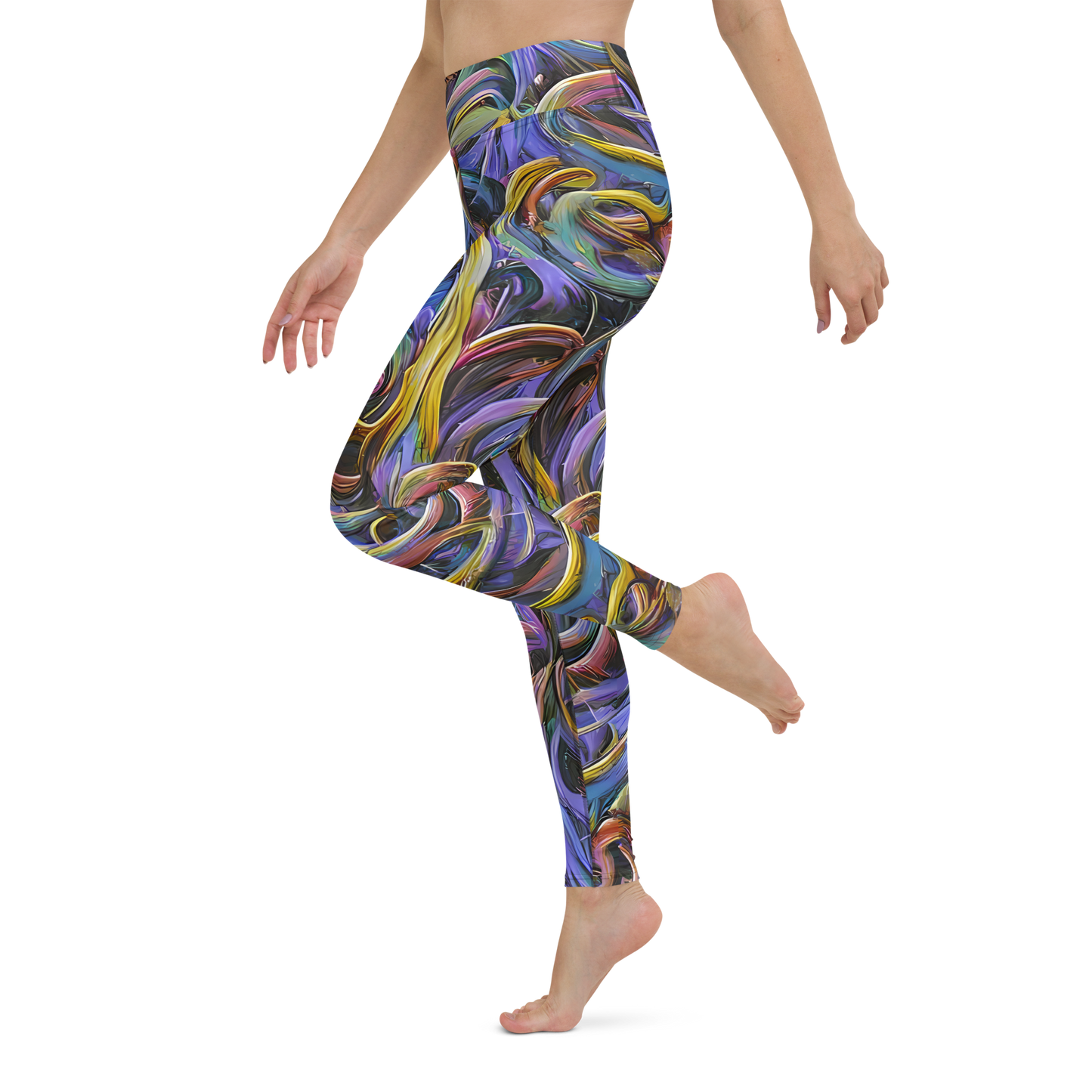 Yoga Leggings - Tanning Twirl