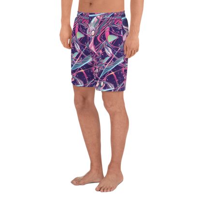 Men's Athletic Shorts - Neo-Tokyo Twirl