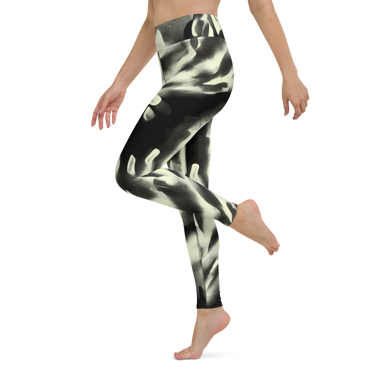 Yoga Leggings - Shadowed Mystique