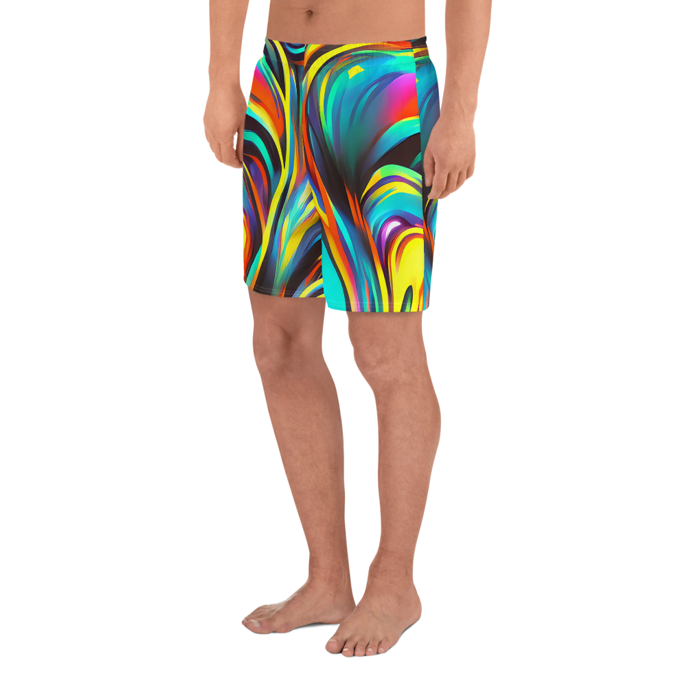 Men's Athletic Shorts - Cyber Surge