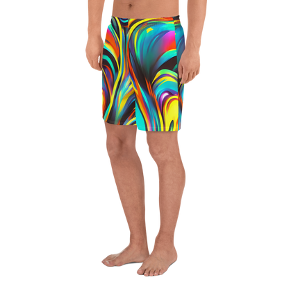 Men's Athletic Shorts - Cyber Surge