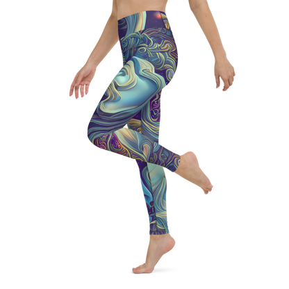 Yoga Leggings - Stellar Waves