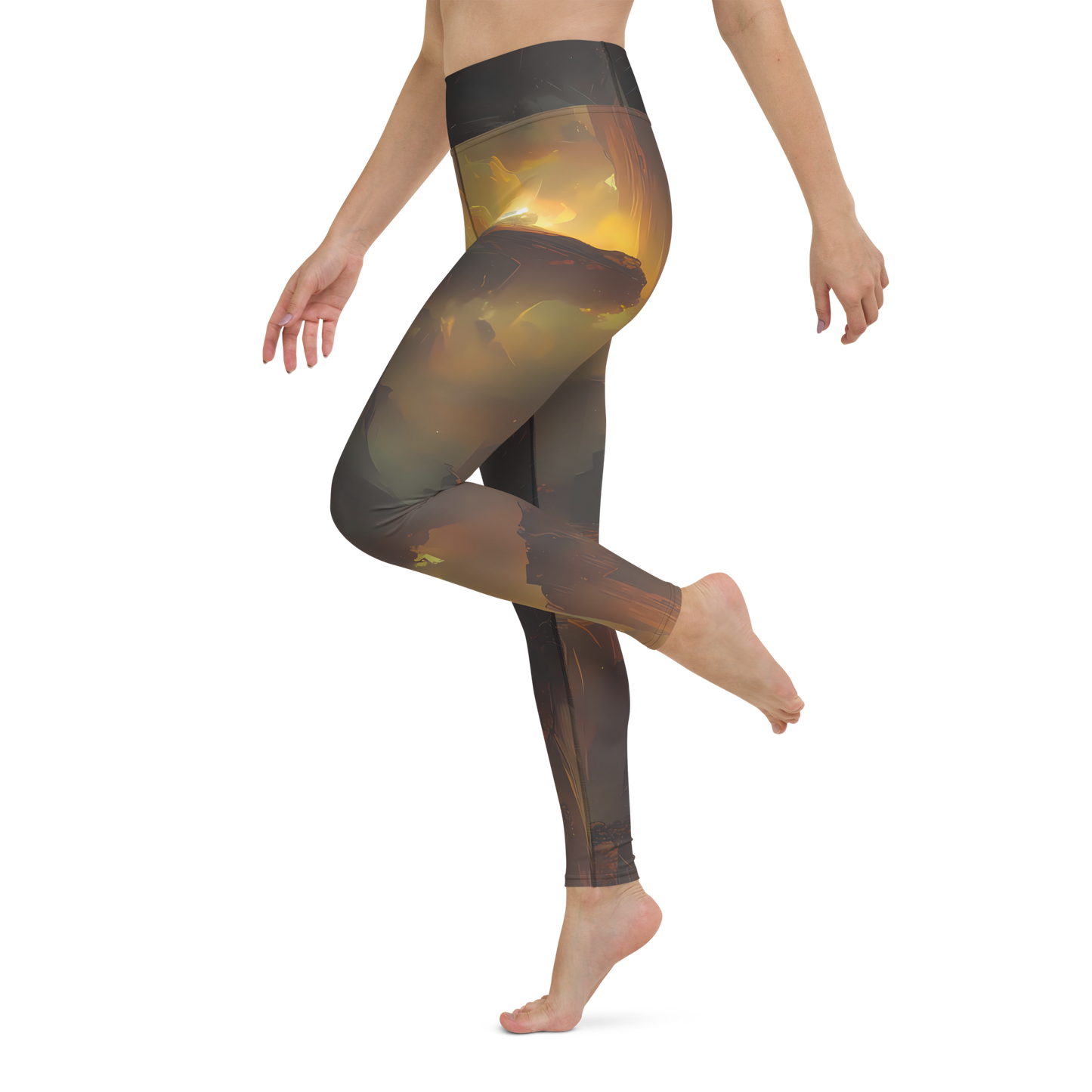 Yoga Leggings - Solar Torrent