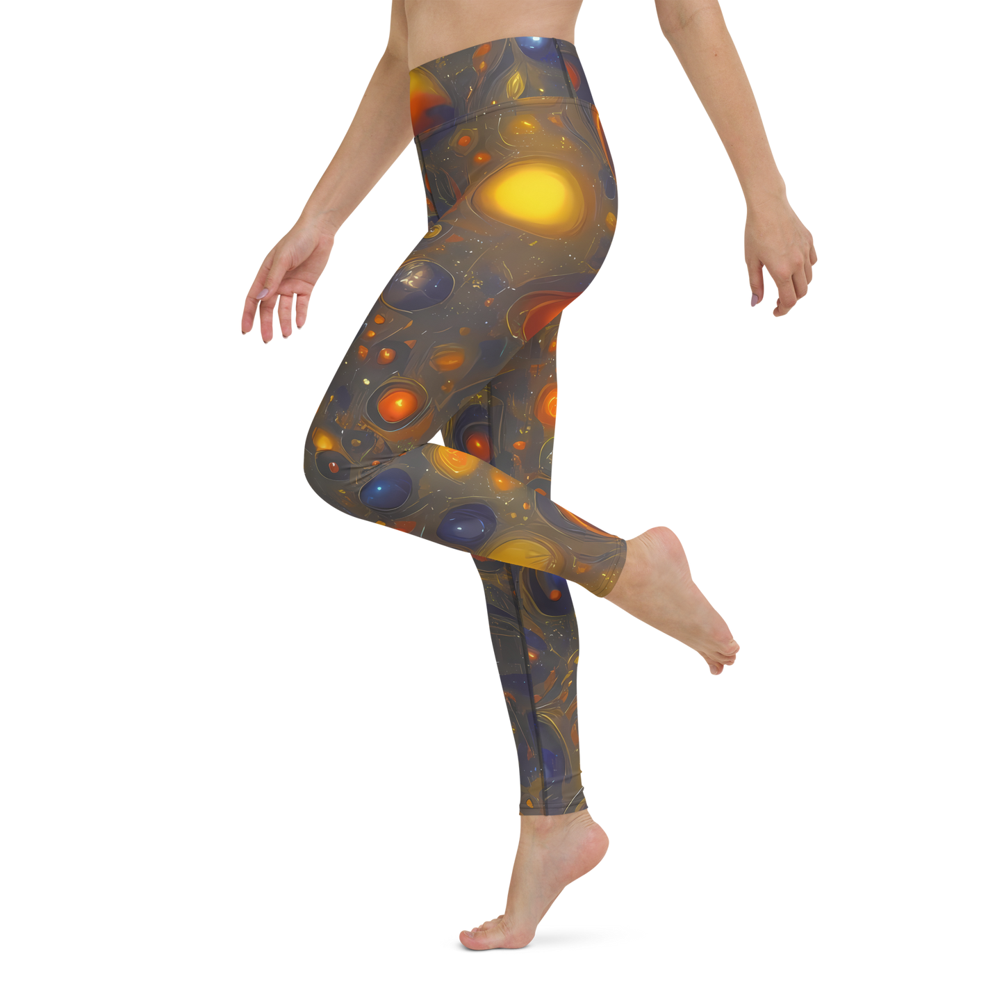 Yoga Leggings - Chromal Flux