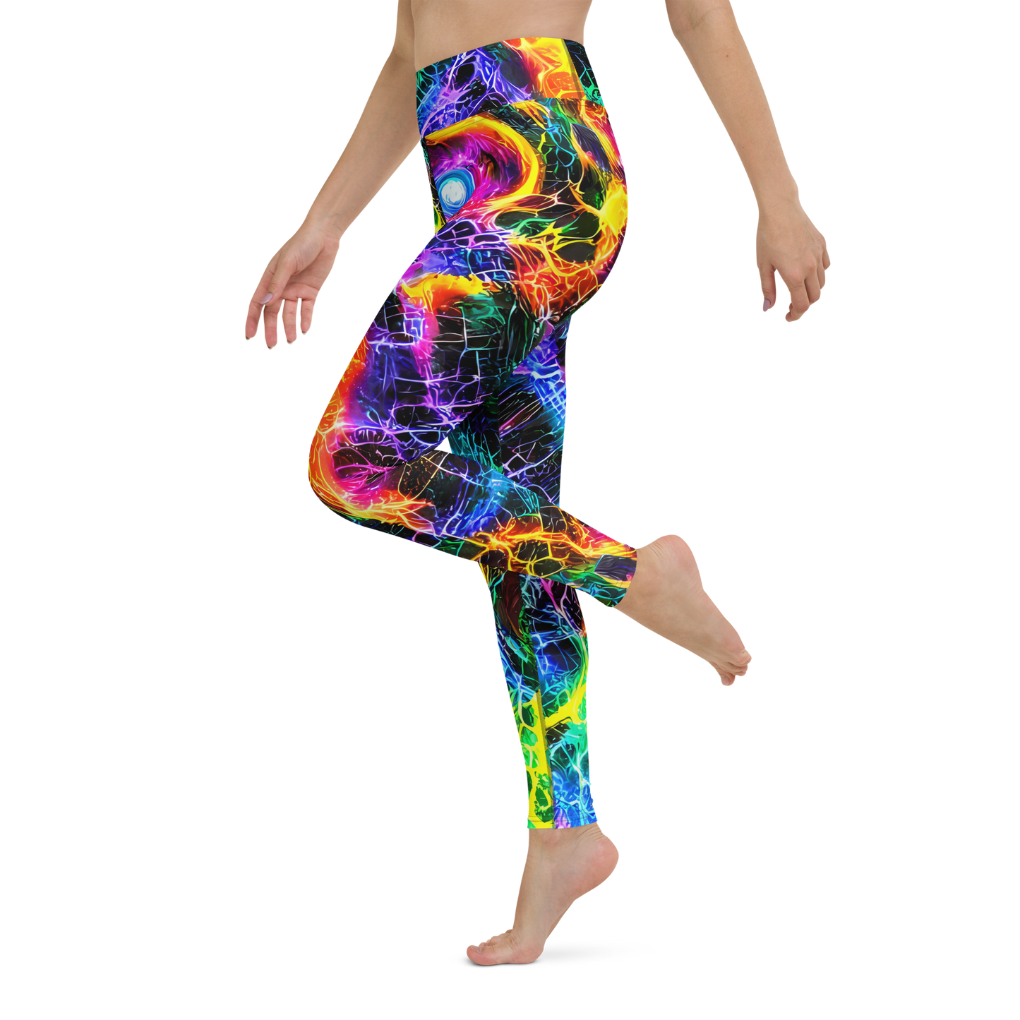 Yoga Leggings - Vivid Veil