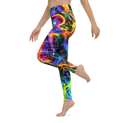 Yoga Leggings - Vivid Veil