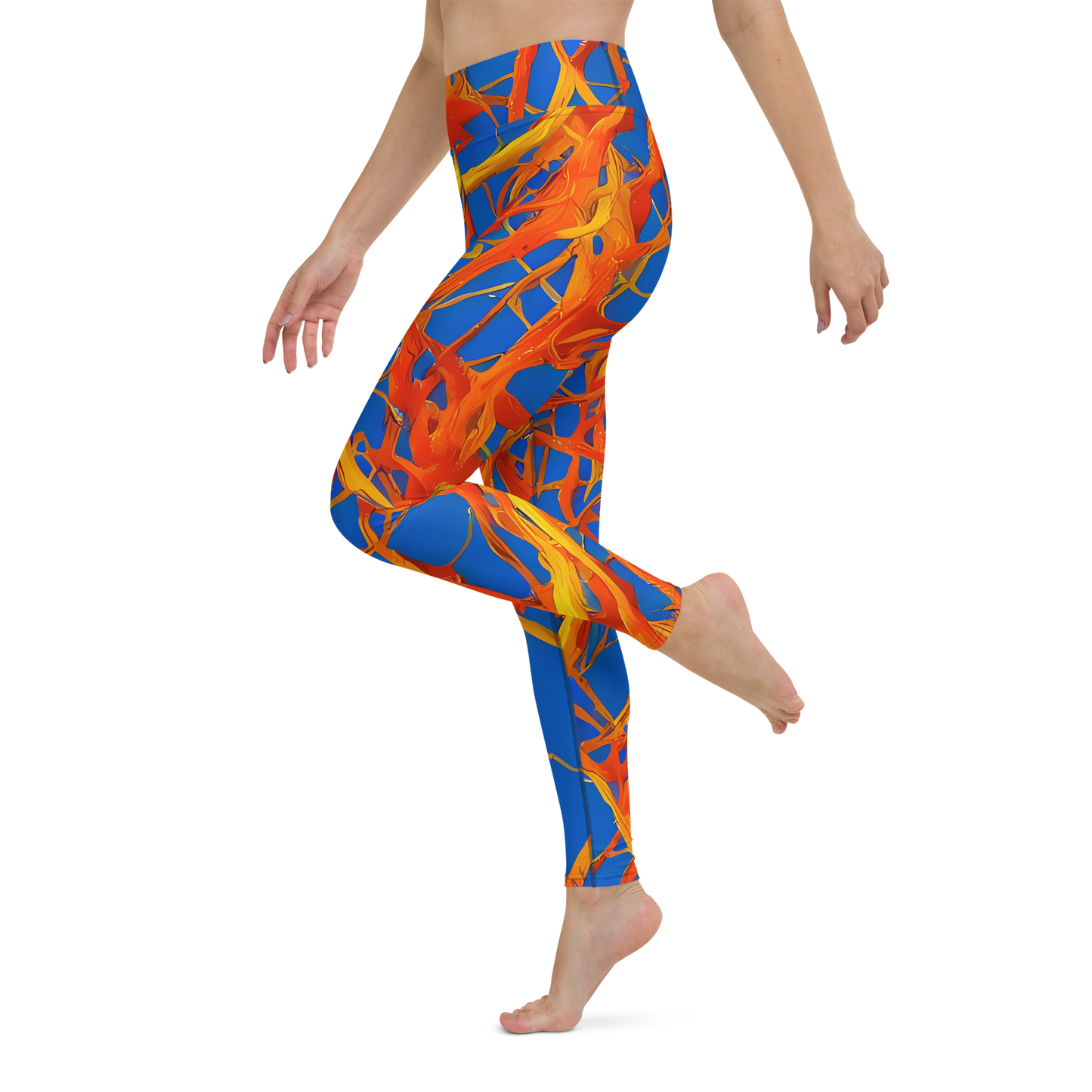 Yoga Leggings - Vivid Plexus