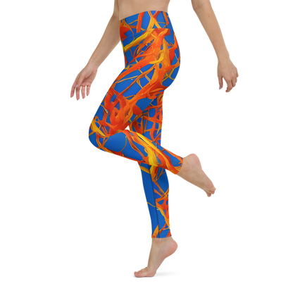 Yoga Leggings - Vivid Plexus