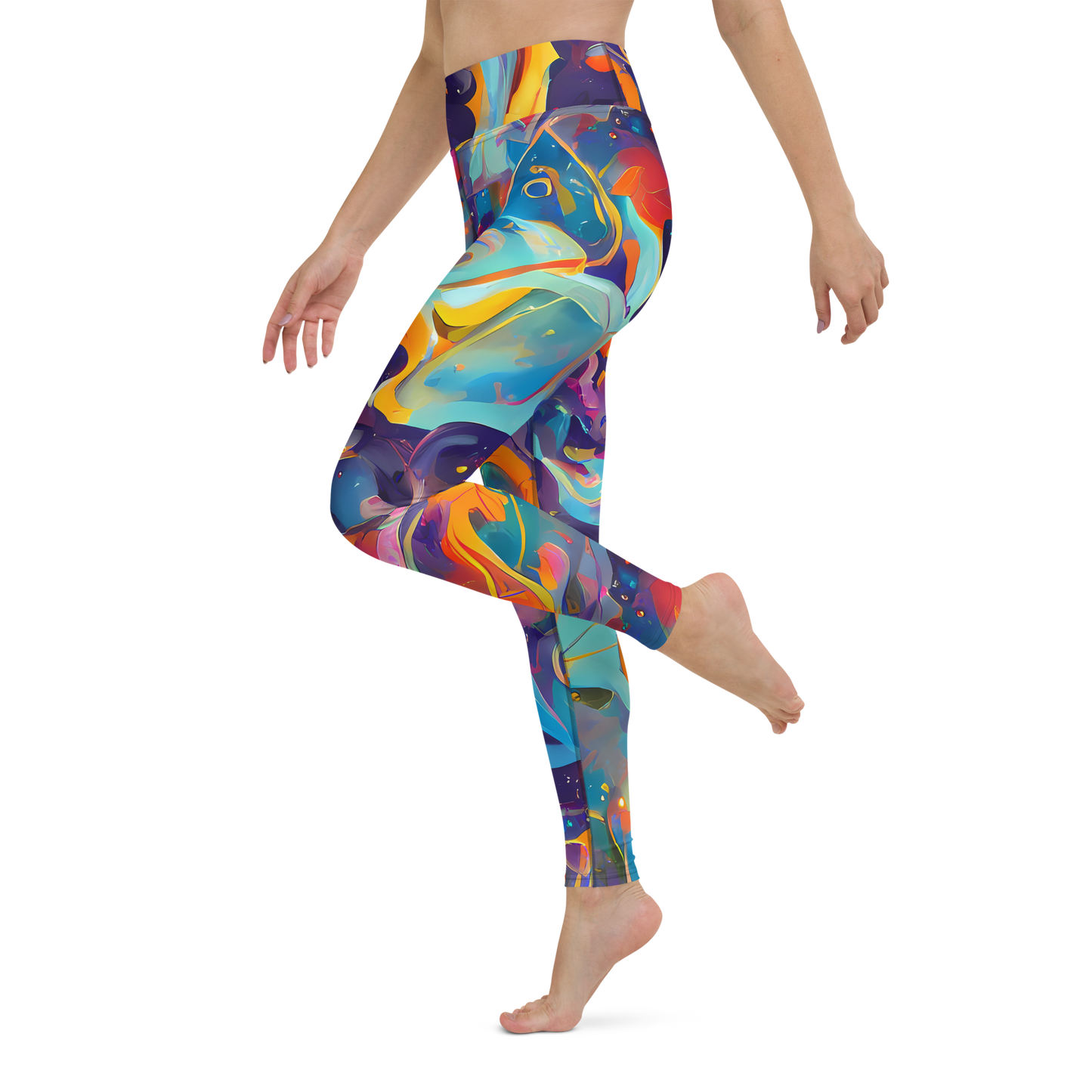 Yoga Leggings - Whimsical Fusion