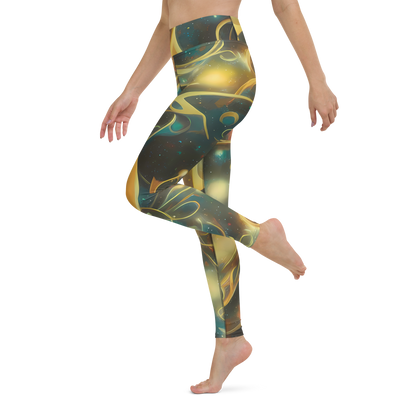 Yoga Leggings - Whispering Galaxies