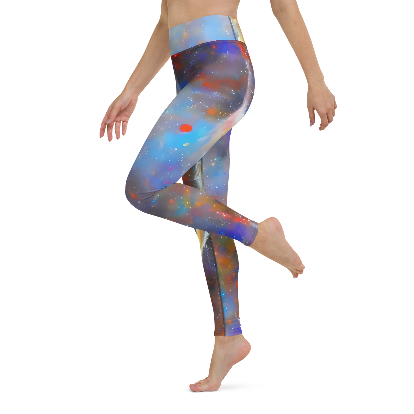 Yoga Leggings - Impressionist Drift