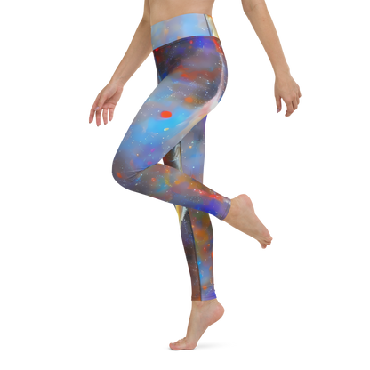 Yoga Leggings - Impressionist Drift