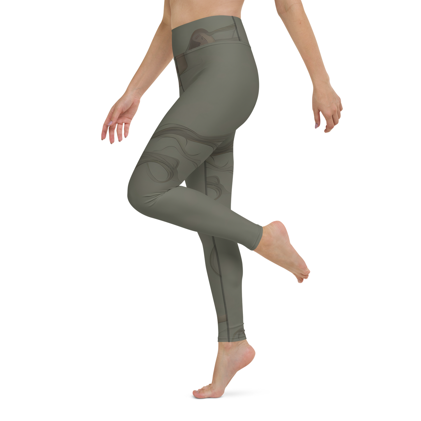 Yoga Leggings - Valsecchi's Veil