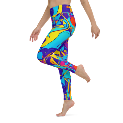 Yoga Leggings - Spectral Tangle