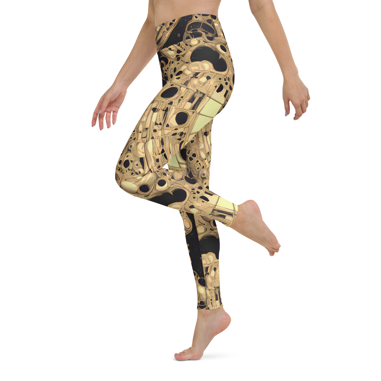 Yoga Leggings - Baroque Orbit