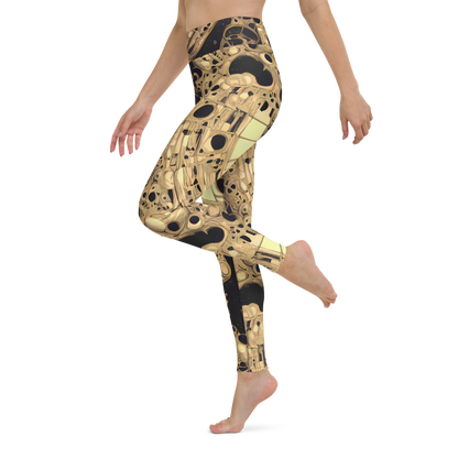 Yoga Leggings - Baroque Orbit