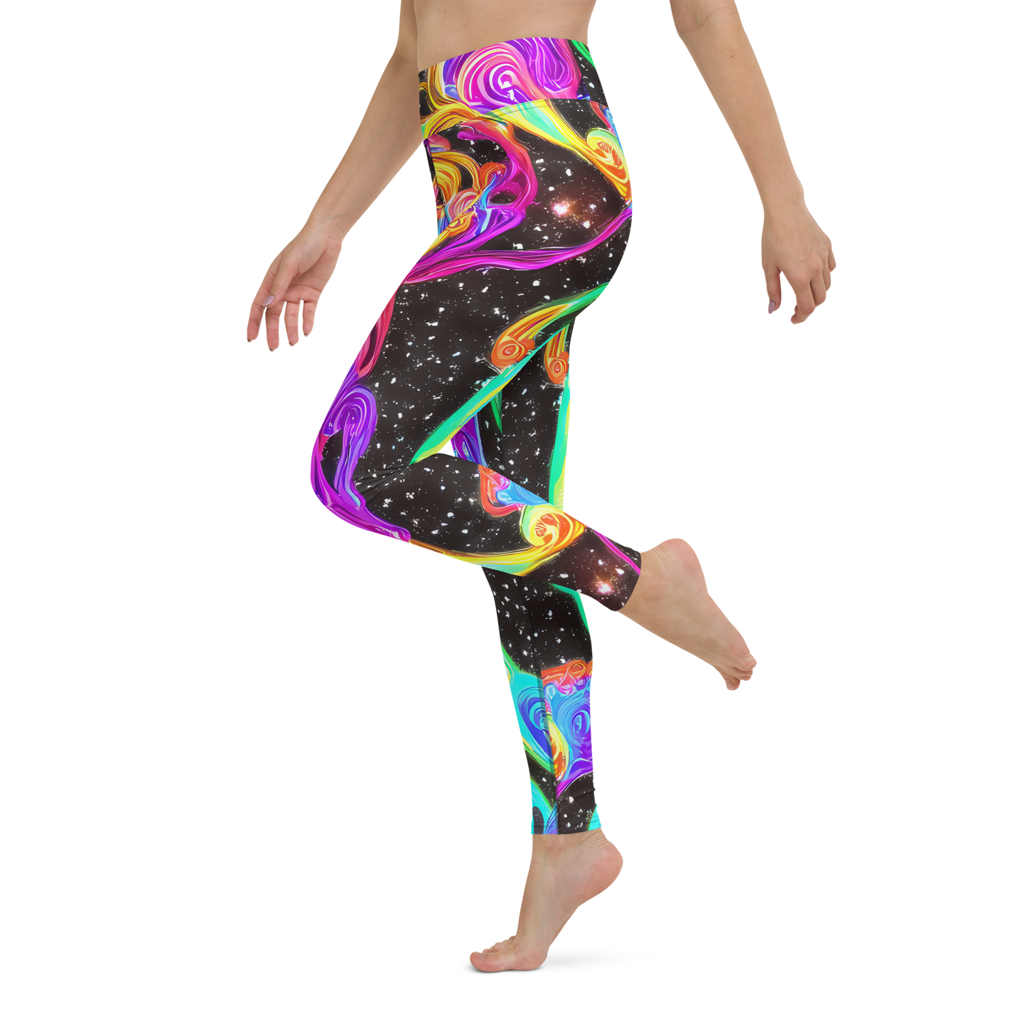 Yoga Leggings - Yuan Whirls