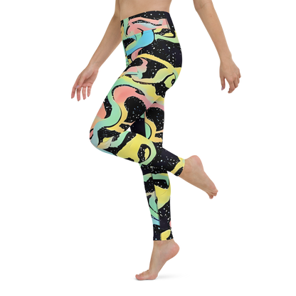 Yoga Leggings - Mcguire Wavelength