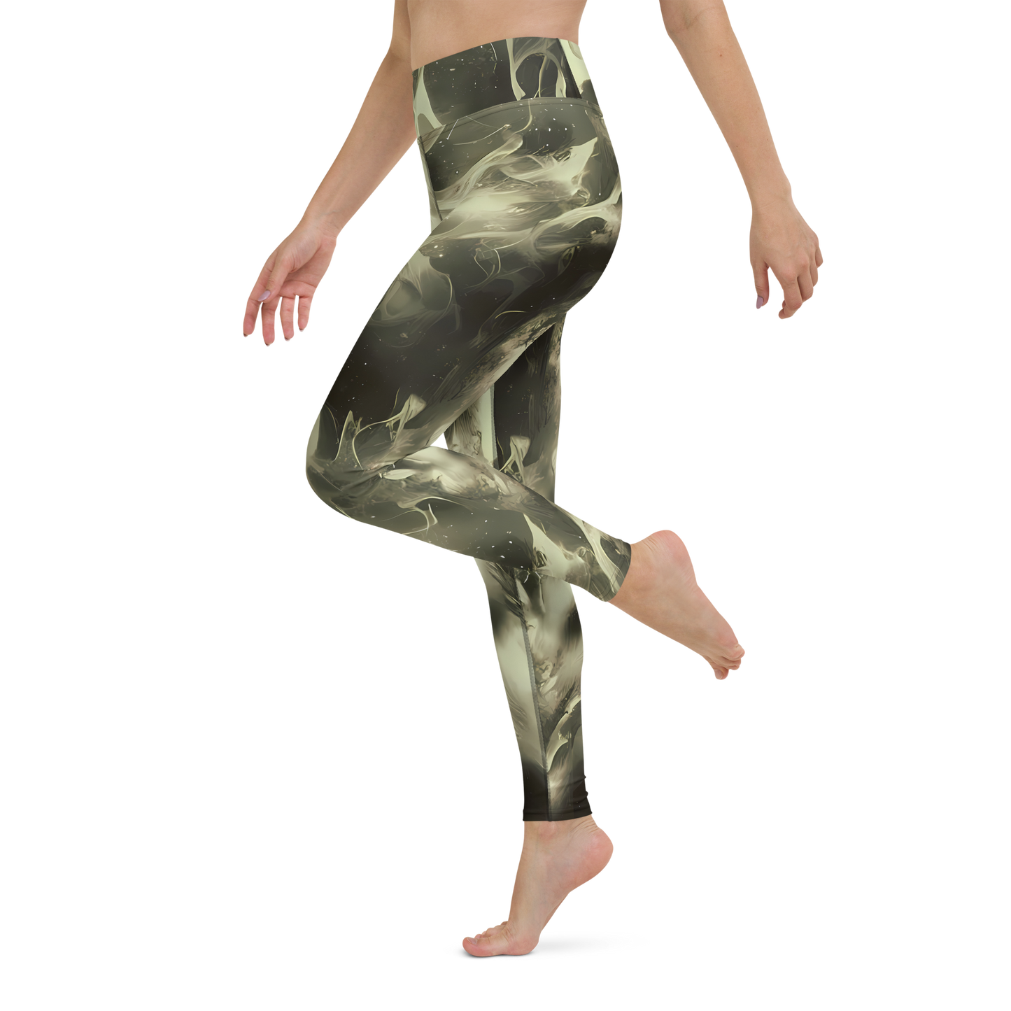 Yoga Leggings - Biomech Whirl