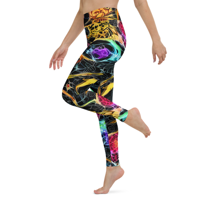 Yoga Leggings - Psychedelic Pulsar