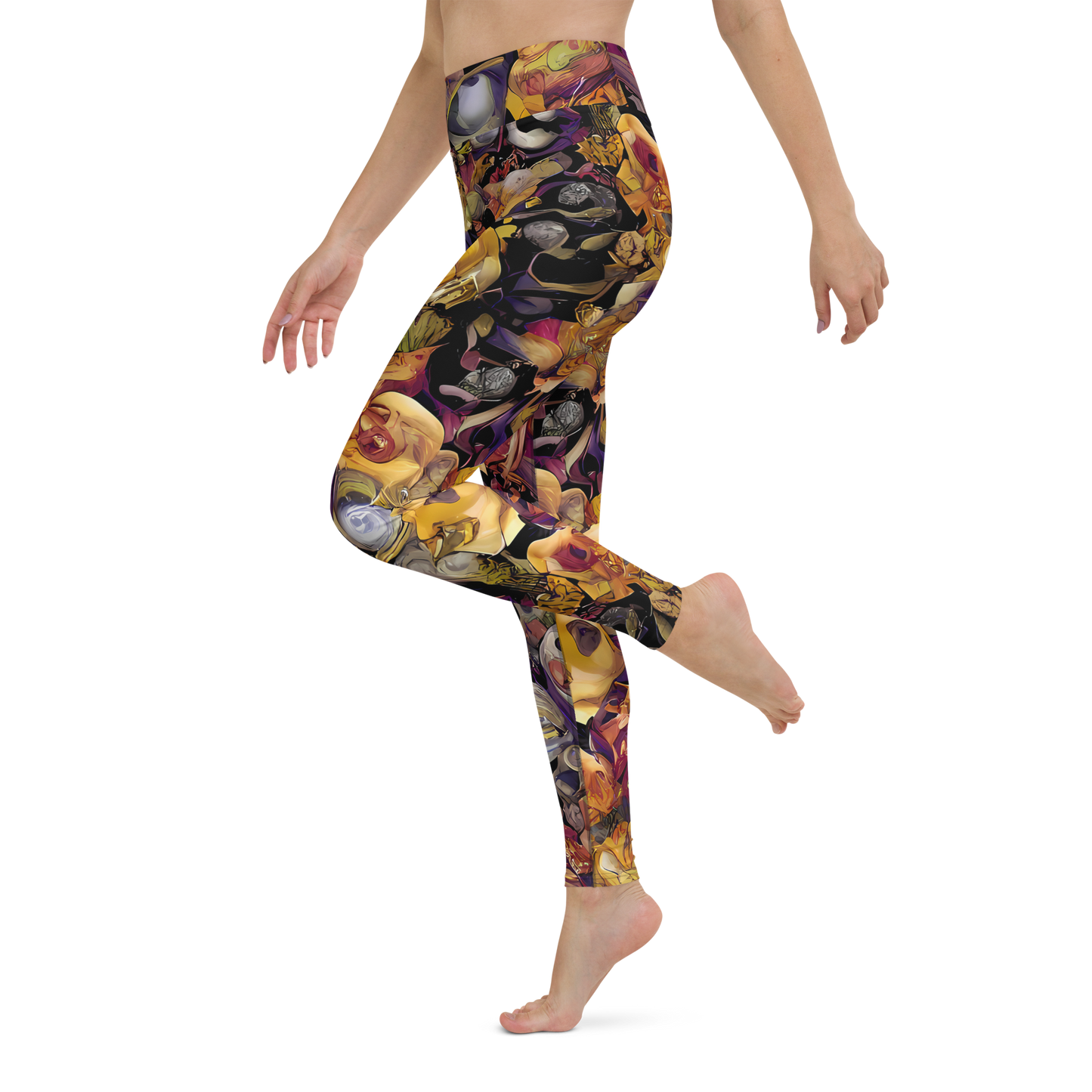 Yoga Leggings - Arcimboldo Abundance