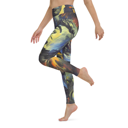 Yoga Leggings - Cosmic Visages