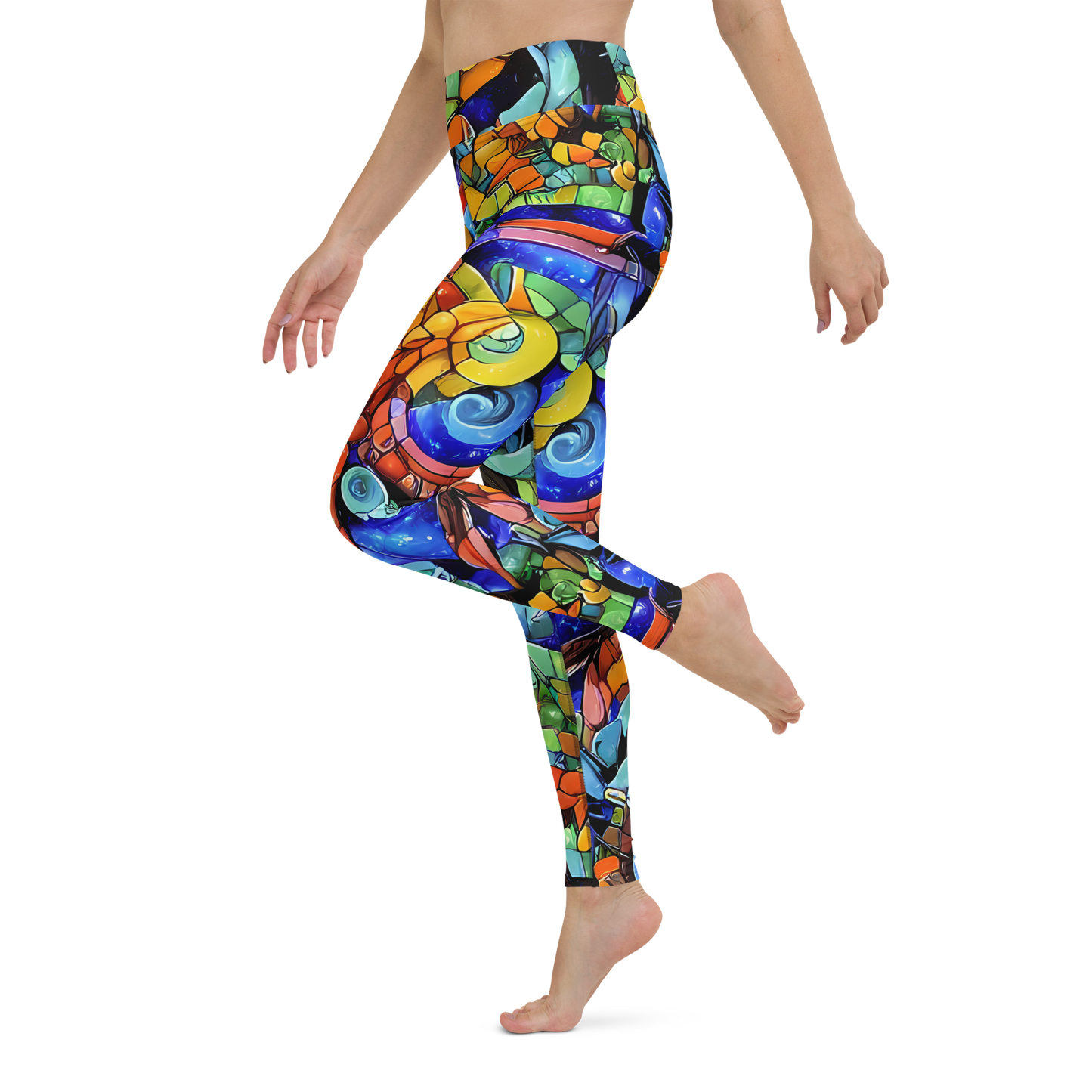 Yoga Leggings - Cascade Muralista