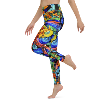 Yoga Leggings - Cascade Muralista