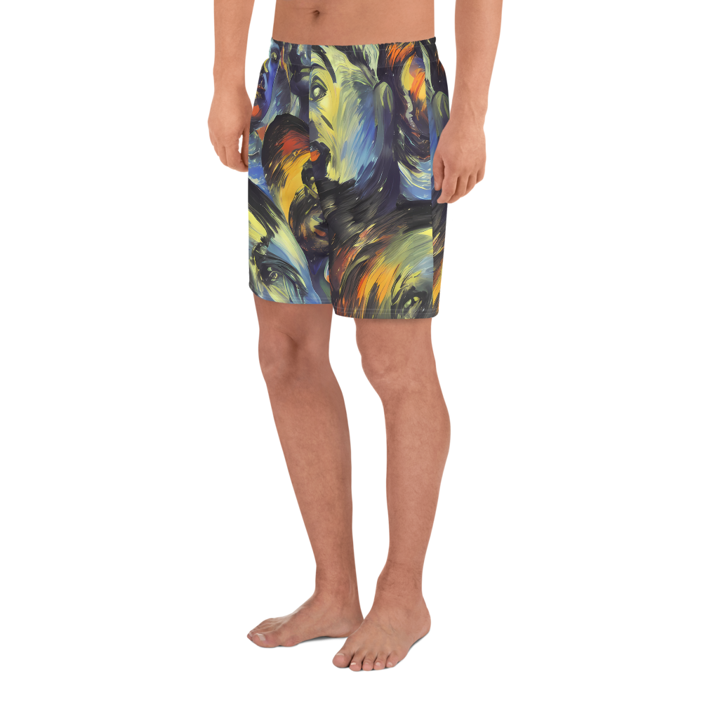 Men's Athletic Shorts - Cosmic Visages