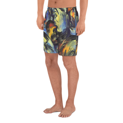 Men's Athletic Shorts - Cosmic Visages