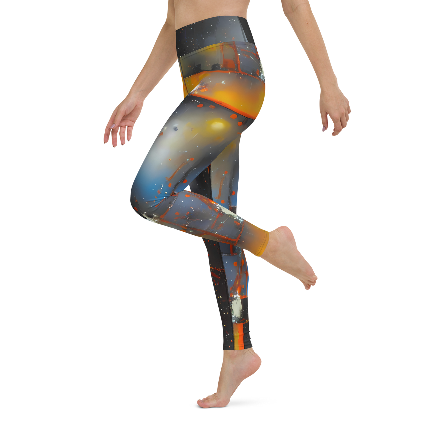 Yoga Leggings - Monet's Matrix