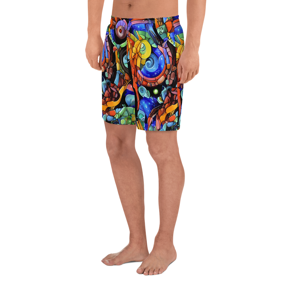 Men's Athletic Shorts - Cascade Muralista