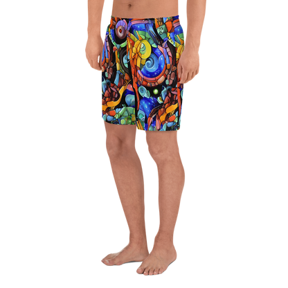 Men's Athletic Shorts - Cascade Muralista