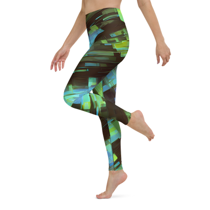 Yoga Leggings - Cyber Shard