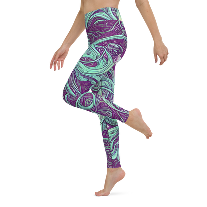 Yoga Leggings - Temple Swirls