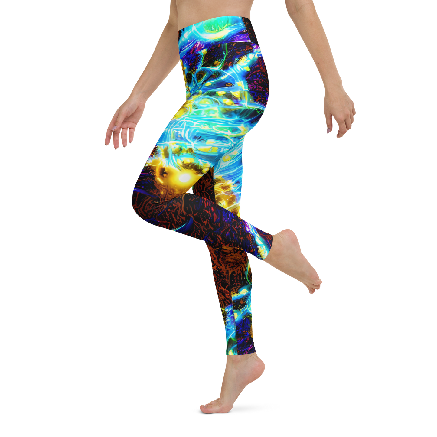 Yoga Leggings - Neon Füssli