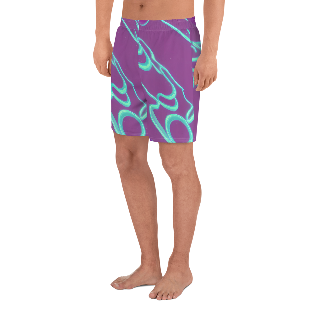 Men's Athletic Shorts - Neon Drift