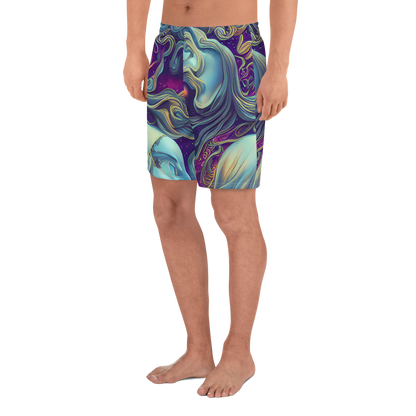 Men's Athletic Shorts - Stellar Waves