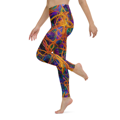 Yoga Leggings - Spectral Weave