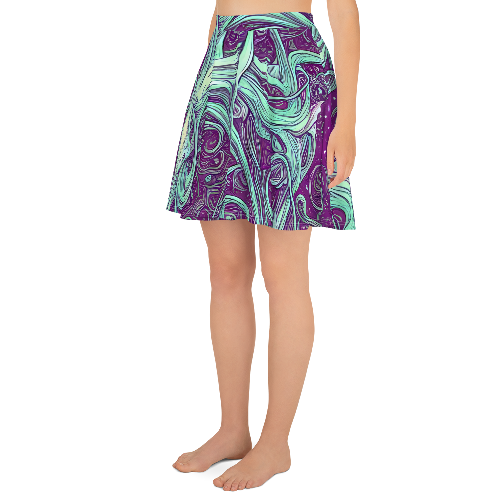 Skater Skirt - Temple Swirls