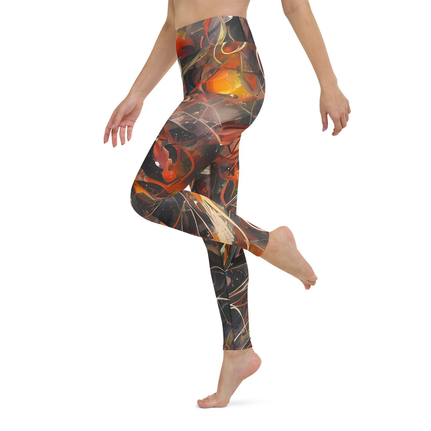 Yoga Leggings - Temporal Vortex