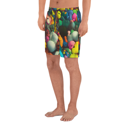 Men's Athletic Shorts - Bubble Pop Art