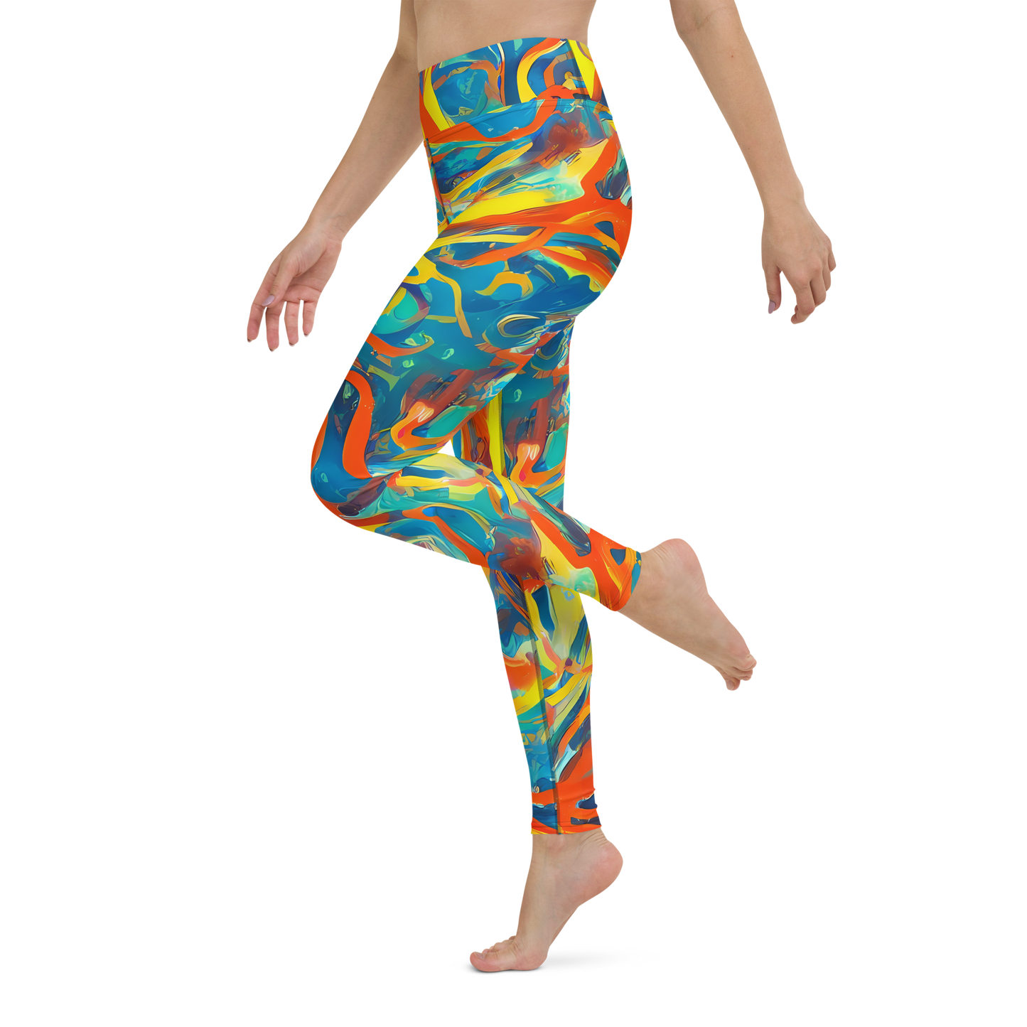 Yoga Leggings - Chromatic Fusion