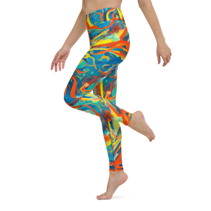 Yoga Leggings - Chromatic Fusion